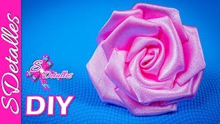 Como hacer flores Flores de Tela  9  Video 115  SDetalles  DIY [upl. by Benisch]