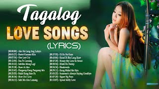 Top 20 Tagalog Love Songs 80s 90s With Lyrics Collection  Nonstop English OPM Love Songs Lyrics [upl. by Bluhm582]