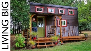 Adorable Tiny House Built By Love Family and Community [upl. by Nerra]