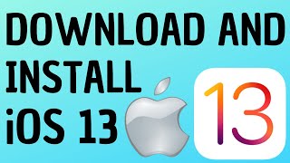 How to Install iOS 13  Download and Update to iOS 13 on iPhone [upl. by Ecal]