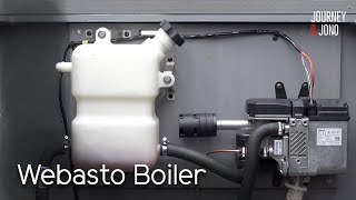 22 Central Heating on my Narrowboat Webasto Boiler [upl. by Ahsimaj]