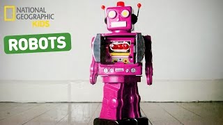 Fun Facts About Robots  Nat Geo Kids Robots Playlist [upl. by Llednew]