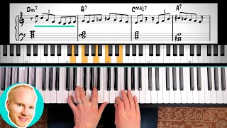 The 251 Explained for Jazz Piano [upl. by Clellan]