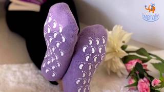 Spa Gel Socks  Moisturizing Socks for Soft feet  Bigsmallin [upl. by Yelda375]