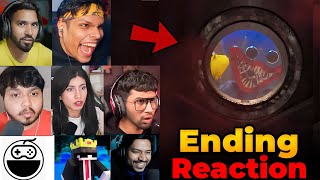 Indian Gamers React to Huggy Wuggy In The ENDING of Poppy Playtime CHAPTER 4 🥲 part 2 [upl. by Immij]