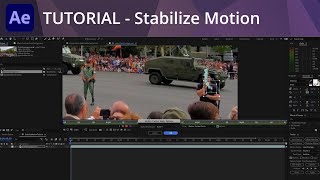 After Effects Tutorial  Stabilize Motion [upl. by Attenaej]