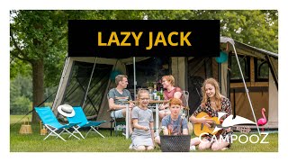 Campooz tenttrailer Lazy Jack  de vouwwagen voor 2 tot 6 personen [upl. by Ocirnor]