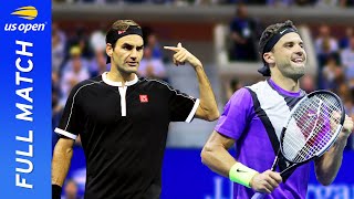 Roger Federer vs Grigor Dimitrov Full Match  2019 US Open Quarterfinal [upl. by Callahan265]