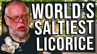 TRYING THE WORLDS SALTIEST LICORICE 9000MG SALT [upl. by Dame]