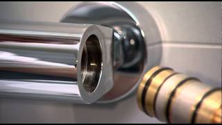 Exposed shower valve  Thermostatic cartridge maintenance replacement and calibration [upl. by Libre]