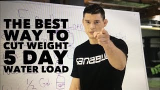 The Best way to Cut Weight 5 Day Water Load [upl. by Madonia]