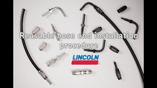 Reusable hose end installation procedure [upl. by Onid937]