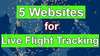 5 Best Websites for Live Flight Tracking [upl. by Yrogreg]