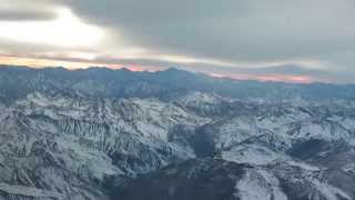 LANDING AT SANTIAGO DE CHILE AIRPORT [upl. by Yacano158]