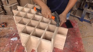 Build Wine Racks From Squares  Carpenters Smart Woodworking Tips  DIY [upl. by Nera265]