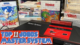 Top 11 JOGOS de MASTER SYSTEM [upl. by O'Grady]