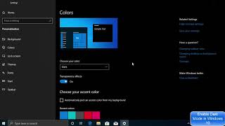 How to Enable Dark Mode in Windows 10 Officially [upl. by Novj392]