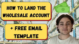 How to Contact Amazon Wholesale Suppliers  Free Email Template [upl. by Draillih865]