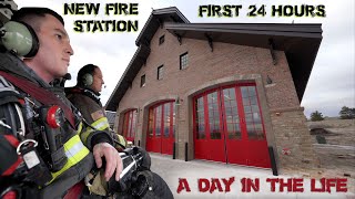 First 24 Hours in a New Fire Station  A Day in the Life [upl. by Odnumde301]