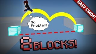 How To Double Jump with Command Blocks  Minecraft PE [upl. by Gollin]