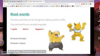 Prefixes root words and suffixes [upl. by Gael432]