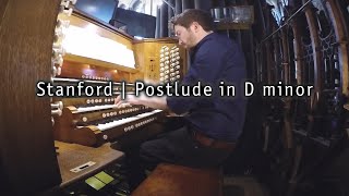 Stanford Postlude in D minor  John Challenger Salisbury Cathedral [upl. by Larner]