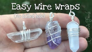 DIY Wire Wrapping Crystal Points [upl. by Curson925]