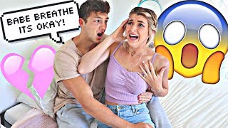 PANIC ATTACK PRANK ON FIANCE [upl. by Atiuqam]