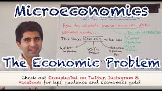 Y1 1 The Economic Problem Scarcity amp Choice [upl. by Elisa]