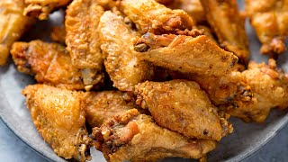 How to get the BEST Crispy Chicken Wings  Oven Baked Chicken Wings Recipe [upl. by Ennaoj]