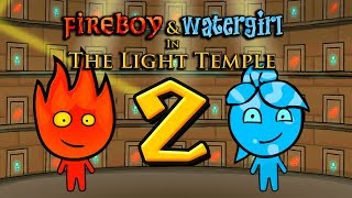 Fireboy and Watergirl 2 The Light Temple Walkthrough  All Levels 140 Full HD [upl. by Aymik]