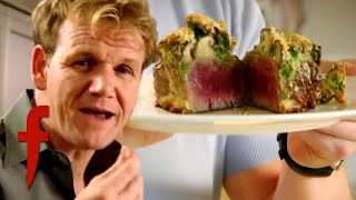 Gordon Ramsay Shows How To Cook A Beef Fillet  The F Word [upl. by Assiralk]