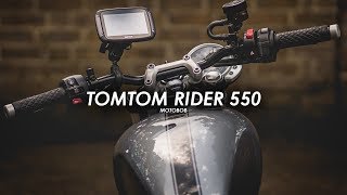 TomToms Best Motorcycle Sat Nav Rider 550 Review [upl. by Ttennaej]