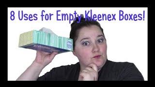 8 Uses for Empty Kleenex Boxes Upcycle Craft [upl. by Kila563]