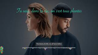 Ça va ça vient  Vitaa Slimane Lyrics with English Subtitles Clean Sound [upl. by Corder]