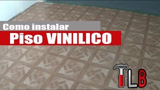 Como instalar Piso vinilico Auto adherible [upl. by Ailgna]