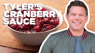 Tyler Florence Makes CranberryOrange Sauce  Tylers Ultimate  Food Network [upl. by Hayouqes]