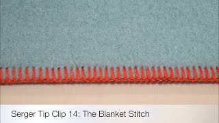 The Serger Blanket Stitch [upl. by Lewin]