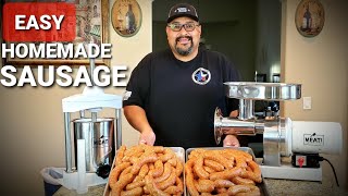 How To Make Sausage For Beginners  Easy Homemade Sausage [upl. by Abner]