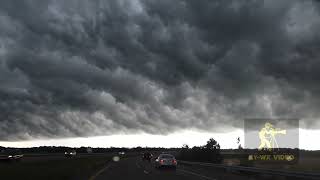 Massive Shelf Cloud during Derecho event [upl. by Hpseoj]