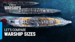 Warships Sizes Comparison [upl. by Nedac]