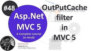 48 OutputCache Filter in MVC 5  mvc tutorial for beginners in net c [upl. by Attikin]