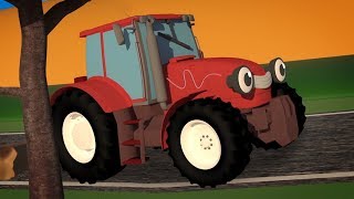 Trevor The Tractor  More  Trucks For Children  Educational Videos For Toddlers [upl. by Roddie]