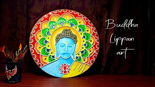 Crafting serenity Buddha Lippan Art Tutorial [upl. by Marjy957]