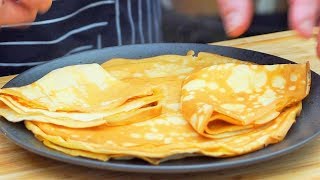 Naleśniki delikatne i chrupiące   Tasty Crepes Recipe Oddaszfartucha [upl. by Daphene970]