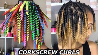 SPIRAL RODS FOR THE PERFECT CORKSCREW CURLS [upl. by Craggy487]