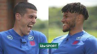 The BROMANCE we didnt know we needed Conor Coady x Tyrone Mings 🤣 [upl. by Horick201]