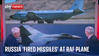 Ukraine War Did Russia fire missiles at RAF spy plane [upl. by Terpstra]