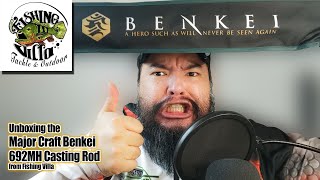 Unboxing the Major Craft Benkei 692 MH Casting Rod I Baitcasting Rod Review [upl. by Grimbal]