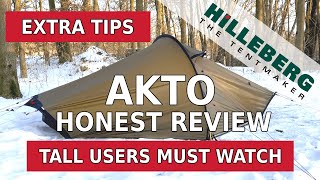 Hilleberg Akto Tent  Honest Review [upl. by Esinned]